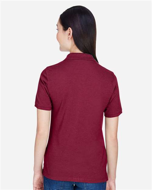 Women's Easy Blend Polo - Wine