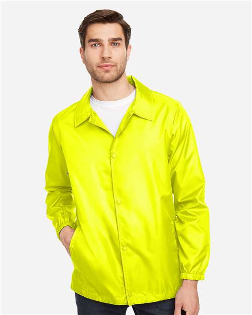 Unisex Zone Protect Coaches Jacket - Safety Yellow