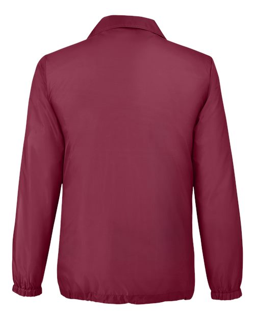Unisex Zone Protect Coaches Jacket - Sport Maroon