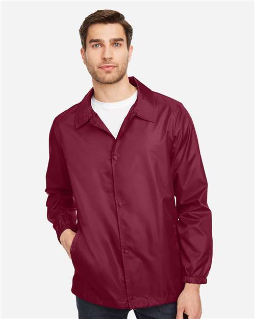 Unisex Zone Protect Coaches Jacket - Sport Maroon