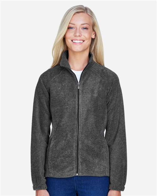 Women's Full-Zip Fleece - Charcoal