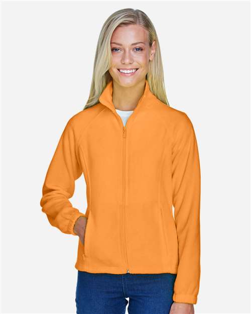 Women's Full-Zip Fleece - Safety Orange