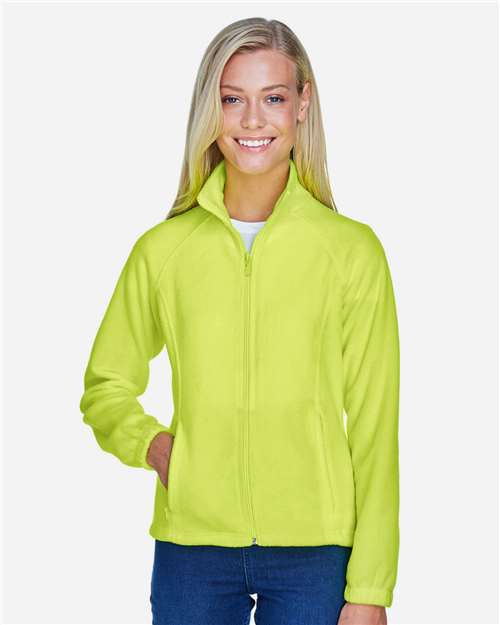 Women's Full-Zip Fleece - Safety Yellow