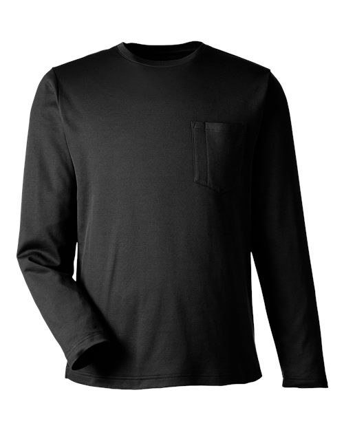 Unisex Charge Snag and Soil Protect Long Sleeve T-Shirt - Black