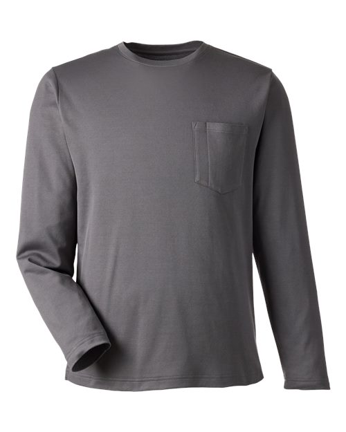 Unisex Charge Snag and Soil Protect Long Sleeve T-Shirt - Dark Charcoal