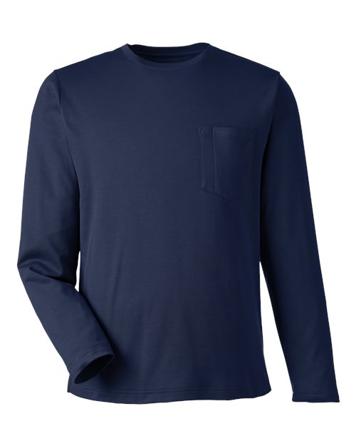 Unisex Charge Snag and Soil Protect Long Sleeve T-Shirt - Dark Navy