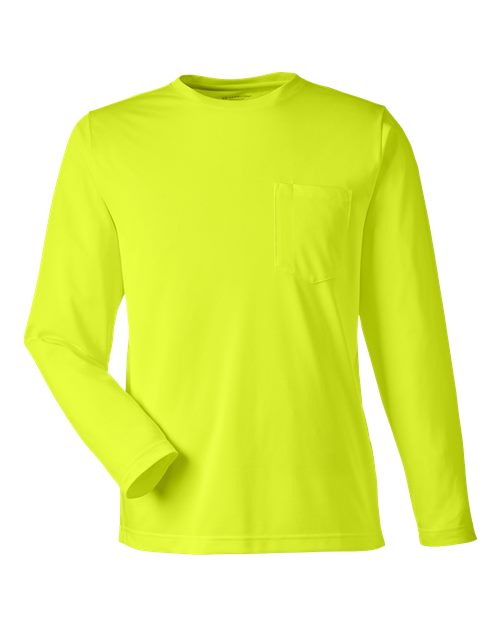 Unisex Charge Snag and Soil Protect Long Sleeve T-Shirt - Safety Yellow