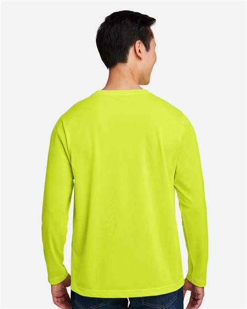 Unisex Charge Snag and Soil Protect Long Sleeve T-Shirt - Safety Yellow