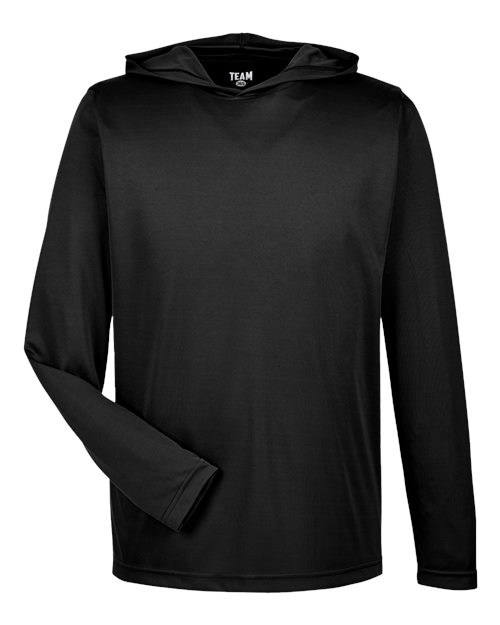Men's Zone Performance Hooded T-Shirt - Black