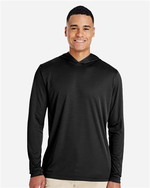 Men's Zone Performance Hooded T-Shirt - Black