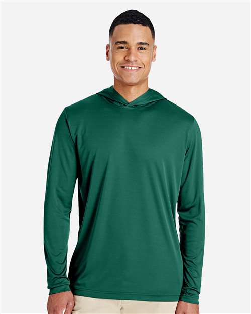Men's Zone Performance Hooded T-Shirt - Sport Forest