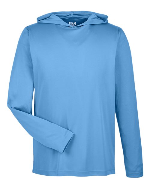 Men's Zone Performance Hooded T-Shirt - Sport Light Blue
