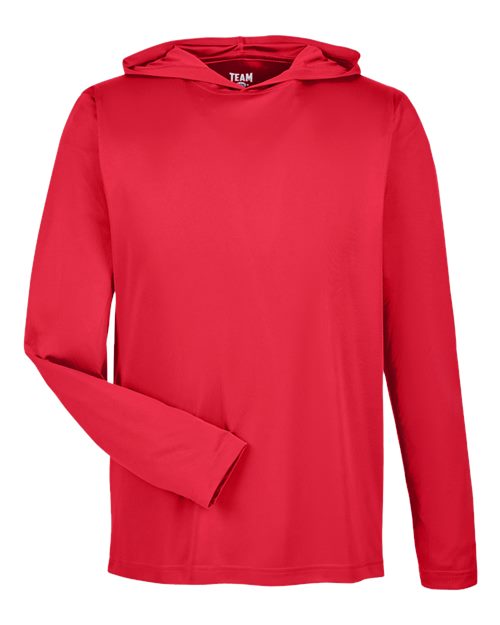 Men's Zone Performance Hooded T-Shirt - Sport Red