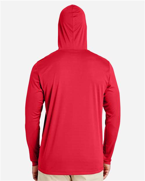 Men's Zone Performance Hooded T-Shirt - Sport Red