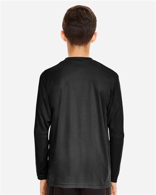Youth Zone Performance Long Sleeve T-Shirt - Black