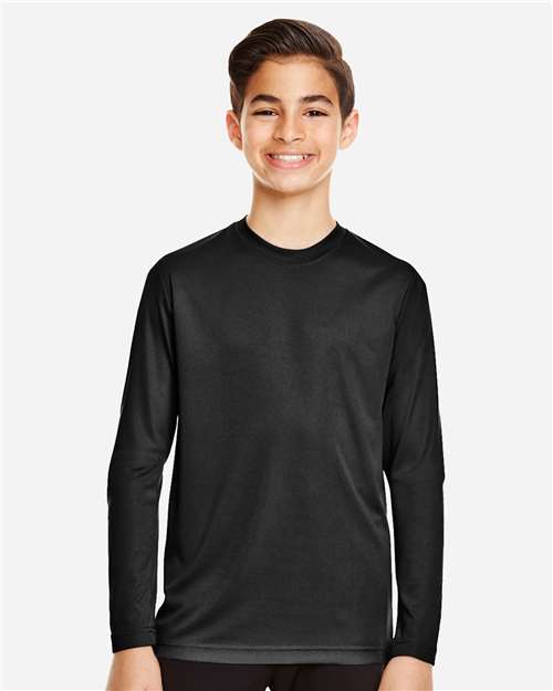 Youth Zone Performance Long Sleeve T-Shirt - Black