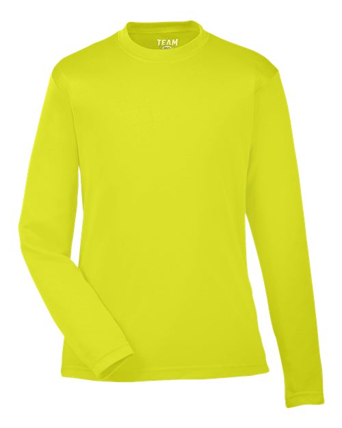 Youth Zone Performance Long Sleeve T-Shirt - Safety Yellow