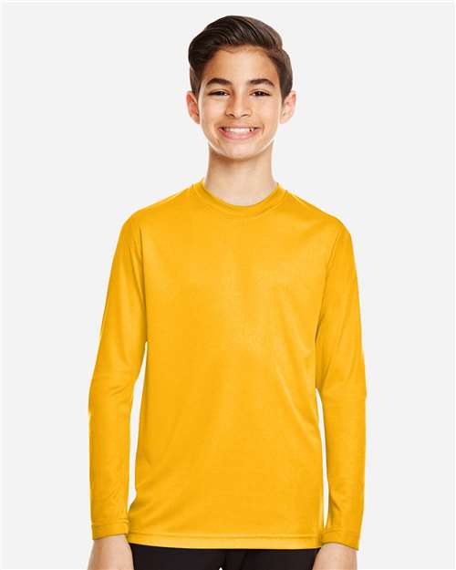 Youth Zone Performance Long Sleeve T-Shirt - Sport Athletic Gold