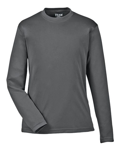 Youth Zone Performance Long Sleeve T-Shirt - Sport Graphite