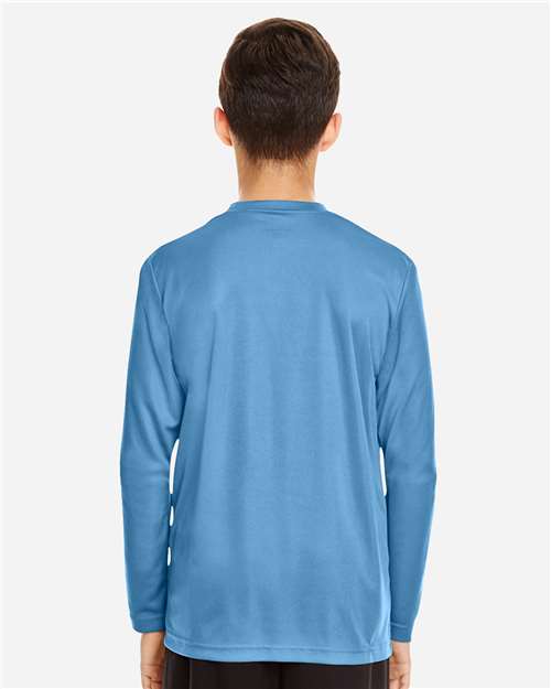 Youth Zone Performance Long Sleeve T-Shirt - Sport Light Blue