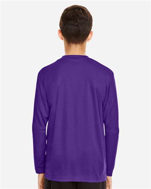 Youth Zone Performance Long Sleeve T-Shirt - Sport Purple