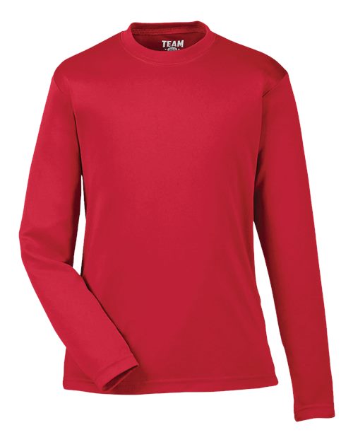 Youth Zone Performance Long Sleeve T-Shirt - Sport Red