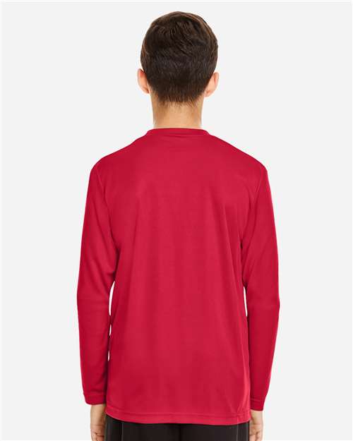 Youth Zone Performance Long Sleeve T-Shirt - Sport Red