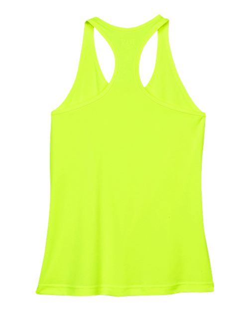 Women's Zone Performance Racerback Tank - Safety Yellow