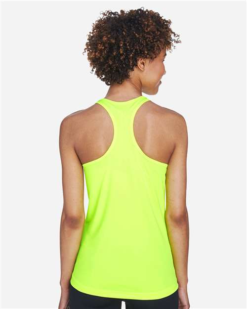 Women's Zone Performance Racerback Tank - Safety Yellow