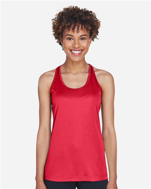 Women's Zone Performance Racerback Tank - Sport Red