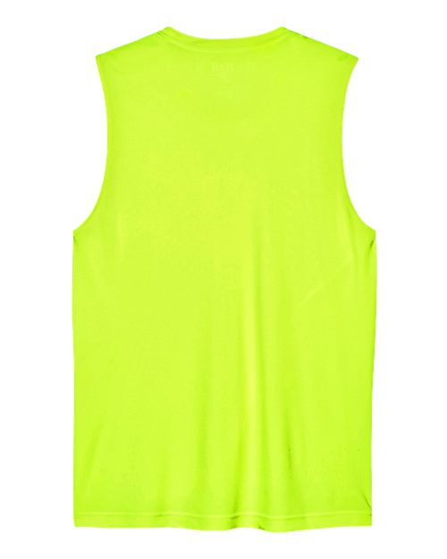 Men's Zone Performance Muscle T-Shirt - Safety Yellow