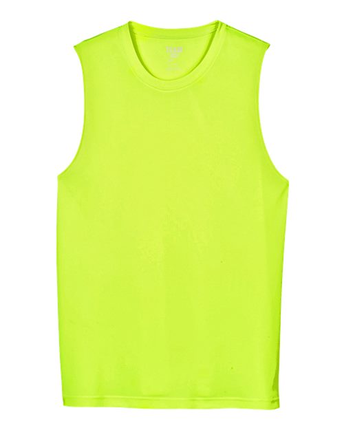 Men's Zone Performance Muscle T-Shirt - Safety Yellow