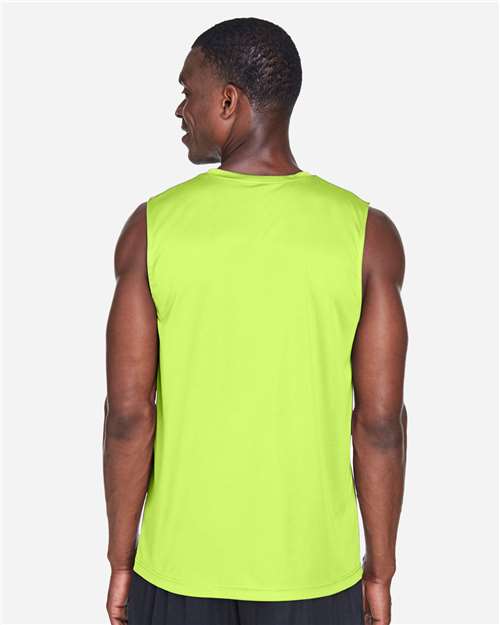 Men's Zone Performance Muscle T-Shirt - Safety Yellow