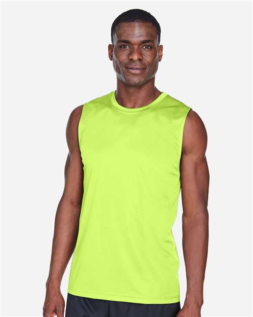 Men's Zone Performance Muscle T-Shirt - Safety Yellow