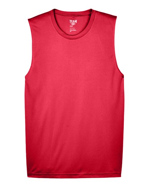 Men's Zone Performance Muscle T-Shirt - Sport Red