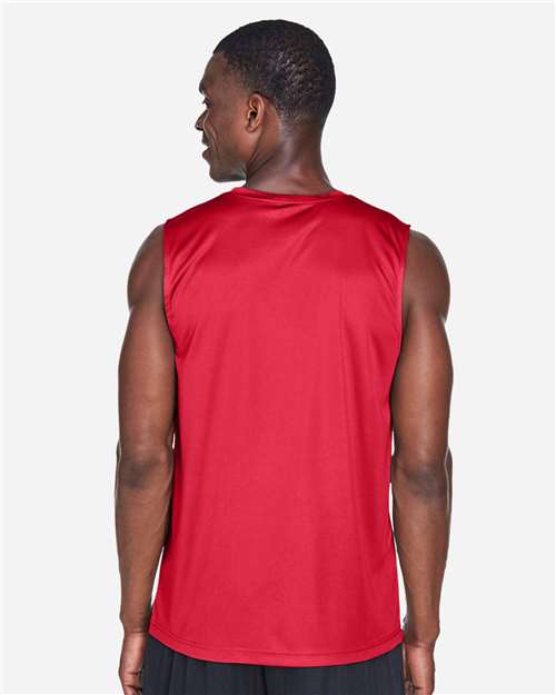Men's Zone Performance Muscle T-Shirt - Sport Red