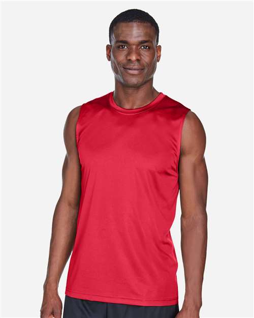 Men's Zone Performance Muscle T-Shirt - Sport Red