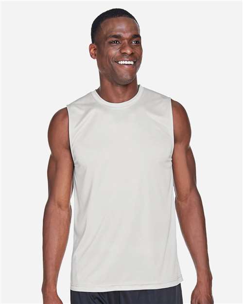 Men's Zone Performance Muscle T-Shirt - Sport Silver