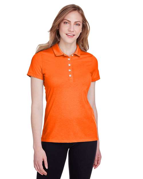 Women's Fusion Polo - Vibrant Orange