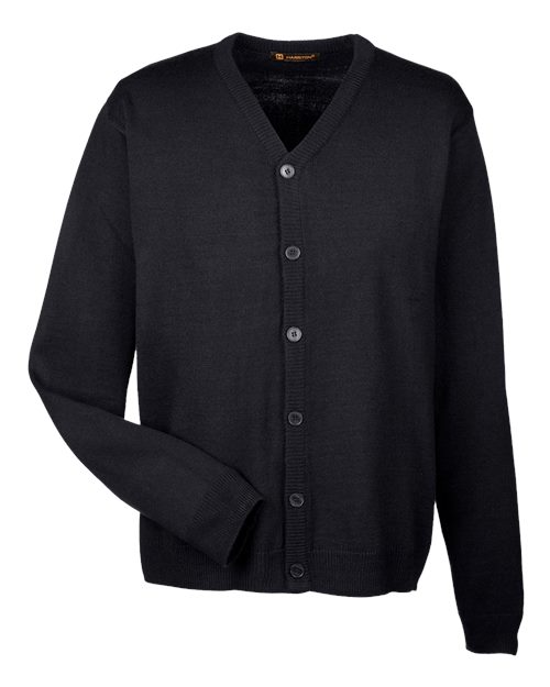 Men's Pilbloc™ V-Neck Button Cardigan Sweater - Black