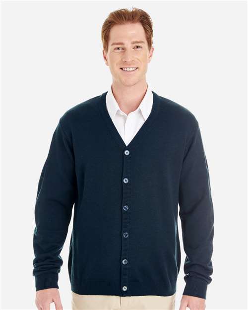 Men's Pilbloc™ V-Neck Button Cardigan Sweater - Dark Navy