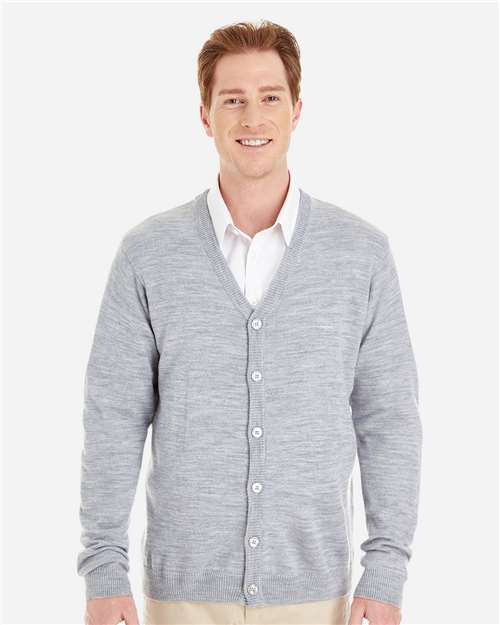 Men's Pilbloc™ V-Neck Button Cardigan Sweater - Grey Heather
