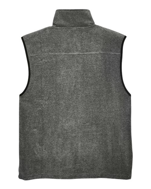 Unisex Fleece Full-Zip Vest - Charcoal