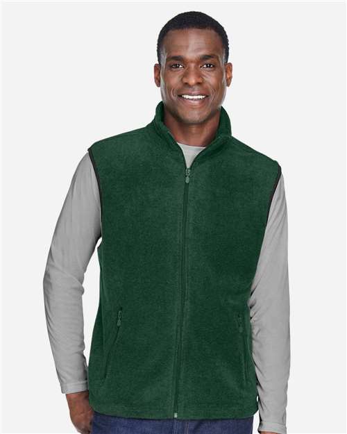 Unisex Fleece Full-Zip Vest - Hunter