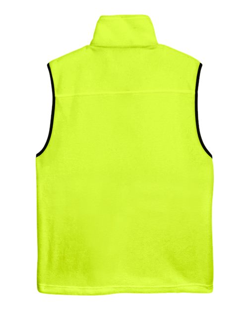 Unisex Fleece Full-Zip Vest - Safety Yellow