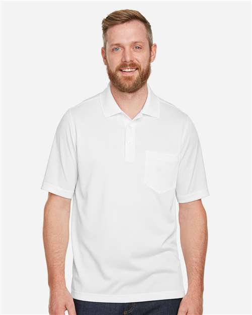 Men's Advantage Snag Protection Plus IL Pocket Polo - White