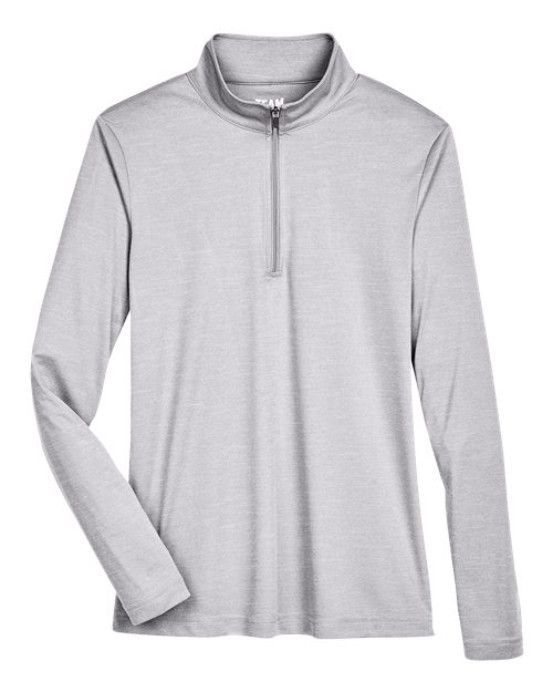 Women's Zone Sonic Heather Performance Quarter-Zip Pullover - Athletic Heather