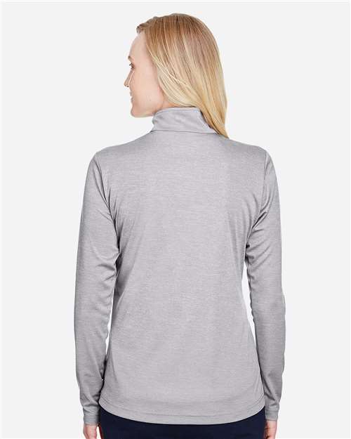 Women's Zone Sonic Heather Performance Quarter-Zip Pullover - Athletic Heather