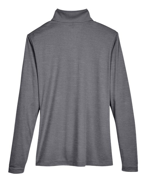 Women's Zone Sonic Heather Performance Quarter-Zip Pullover - Dark Grey Heather