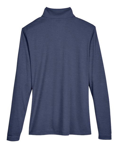 Women's Zone Sonic Heather Performance Quarter-Zip Pullover - Sport Dark Navy Heather